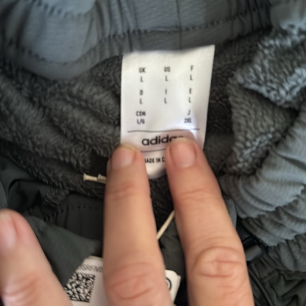 Adidas cargo pants- water wicking material - Picture 3 of 7